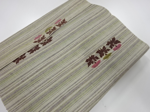 アンティーク　正絹　紬　着尺反物